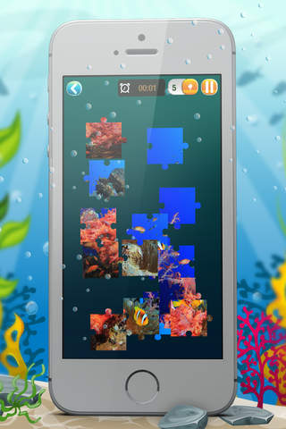 Underwater Jigsaw Puzzle – Solve Magic Puzzles & Sea Animal Game for Kid.s screenshot 2