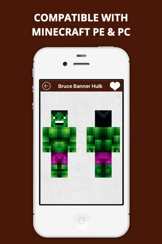 Super Hero vs Villain Skins for Minecraft PE screenshot 3