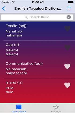 English Tagalog Dictionary Offline for Free - Build English Vocabulary to Improve English Speaking and English Grammar screenshot 2