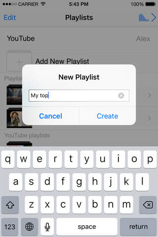 Free Music Player for YouTube - Unlimited Music Streamer and Playlist Manager screenshot 2