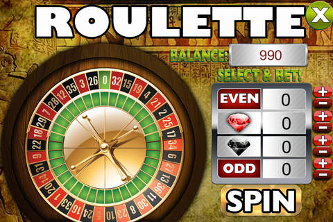 Ancient Casino Egypt Slots - Roulette and Blackjack 21 screenshot 3