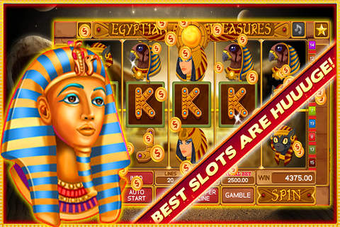 Slots Jackpot Pharaoh King-Lucky 777 Slot-Machines Free! screenshot 2