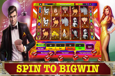 Chicken Slots Classic Casino Slots Of Wild Panda: Free Game HD ! screenshot 3