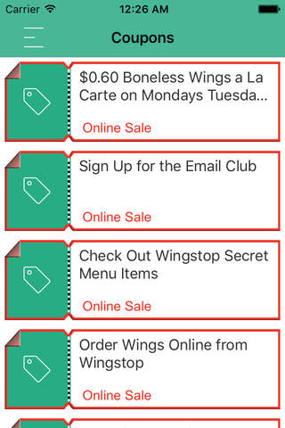 Coupons for Wingstop Restaurants Daily screenshot 2