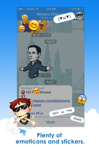 Telepal for Telegram Messenger - تلگرام پیشرفته screenshot 2