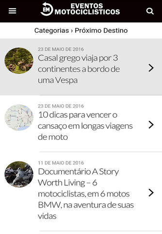 Eventos Motociclisticos screenshot 4
