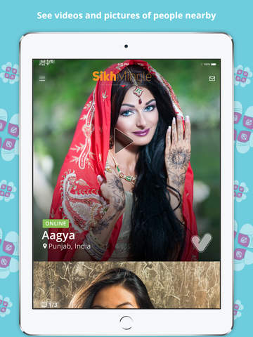 Sikh Mingle Free Community App - Connect & Meet Sikhs Followers Nearby, Chat & Practice Naam Jaap - for iPad screenshot 2