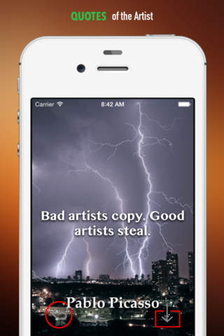 Lightening Wallpapers HD: Quotes Backgrounds Creator with Best Designs and Patterns screenshot 3