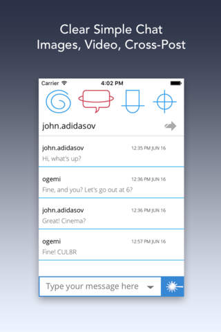 Laserthread FX Messenger App screenshot 3