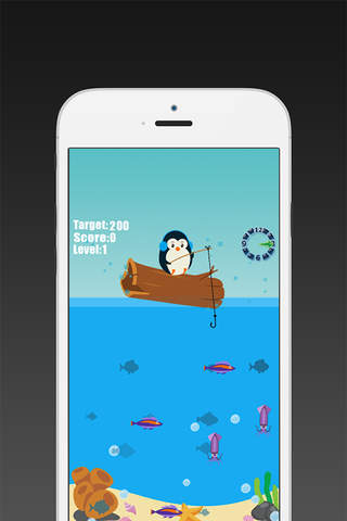 Penguin Fishing Game for Toddlers screenshot 2