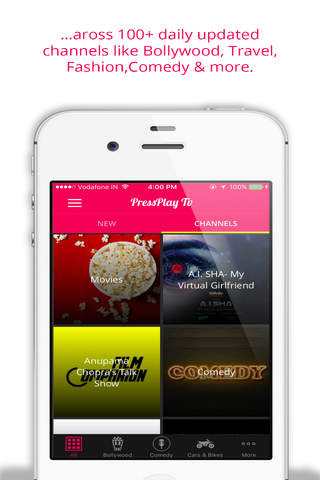 PressPlay TV - Watch Movies, Trending Videos, TV Shows & More Across 50+ Channels. screenshot 2