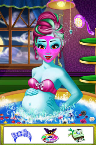 Vampire Mommy's Sweet Castle - Beauty Dress Up And Makeup/Lovely Infant Care screenshot 2