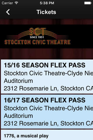 Stockton Civic Theatre screenshot 3
