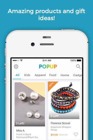Popup  - Unique products, gift ideas, deals and discounts! screenshot 2