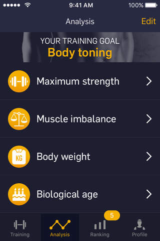 eGym Fitness App screenshot 4