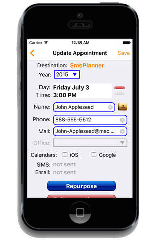 Sms Planner - Send your SMS screenshot 3