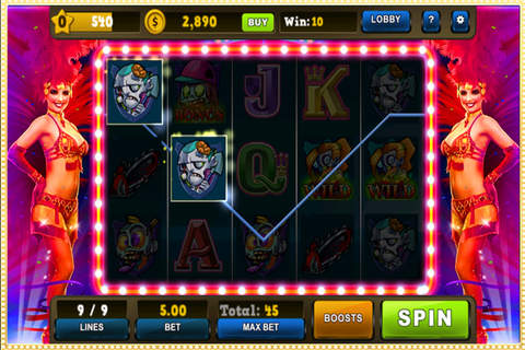 Light Slots Of Zombie: Casino Slots of The King Machines HD screenshot 3