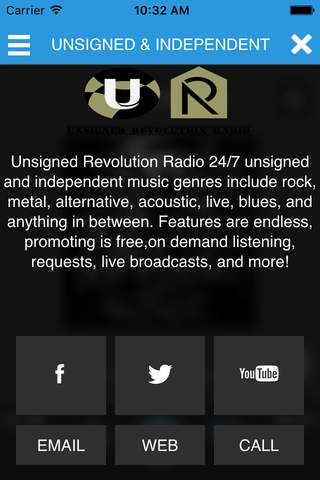 Unsigned Revolution Radio screenshot 3