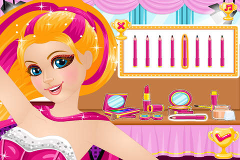 芭比娃娃变身啦啦队长 - 化妆换装养成，女生儿童教育小游戏免费 screenshot 4
