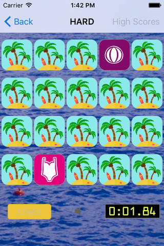 Beach Matching Game screenshot 2
