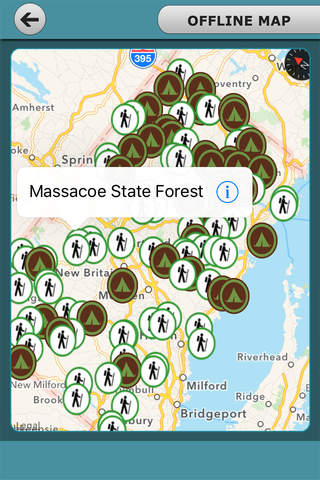 Connecticut - Campgrounds & Hiking Trails screenshot 3