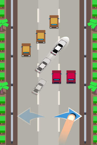 Finger Drift:Like Challenge - Traffic Thumb Drifting Games screenshot 2