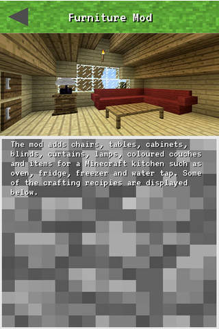 FURNITURE MOD FOR MINECRAFT PC - COMPLETE PREVIEW screenshot 3