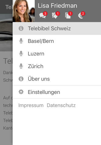 Telebibel Schweiz screenshot 2