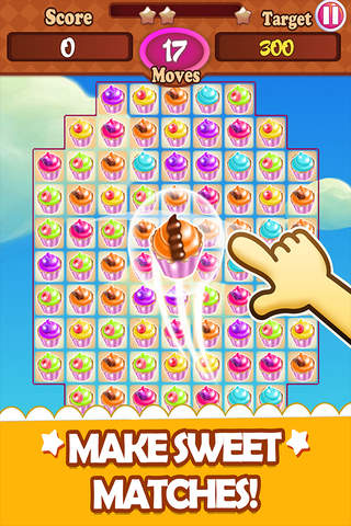 Bakery Jam Mania - Sweet candy & Cup-cake Match 3 Pop Maker PRO screenshot 2