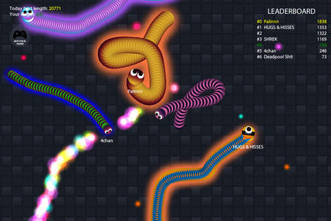 Worm.io - MMO Snake Tank Battle - Slither Now Or Die Soon screenshot 3
