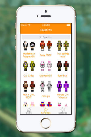 HD FNAF Skins for Minecraft PE & PC Edition screenshot 4