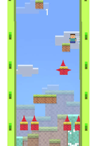 Cube Man Hop and Drop Game screenshot 2