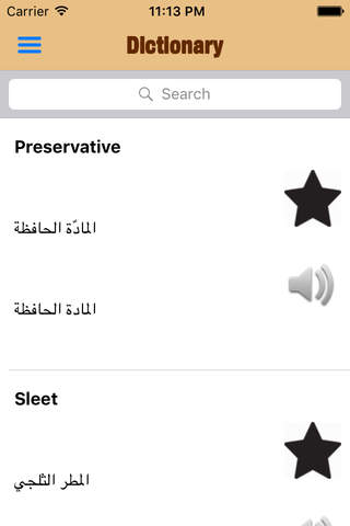 English Arabic Dictionary - Learn to speak a new language screenshot 2