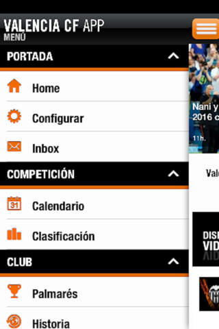 Valencia CF App screenshot 2