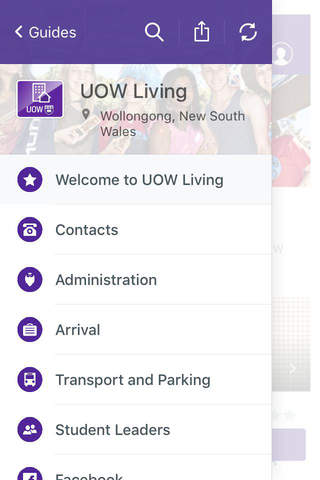 UOW Living App screenshot 2