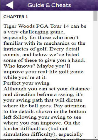 PRO - Tiger Woods PGA Tour 14 Game Version Guide screenshot 2