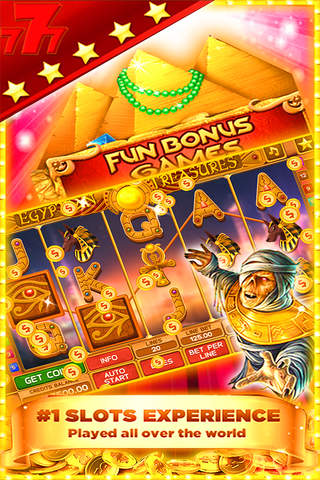 Slots-Pharaoh's Fire Casino Machines Free! screenshot 3