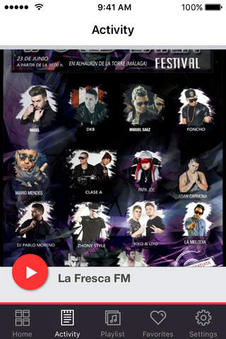 Скриншот из La Fresca FM