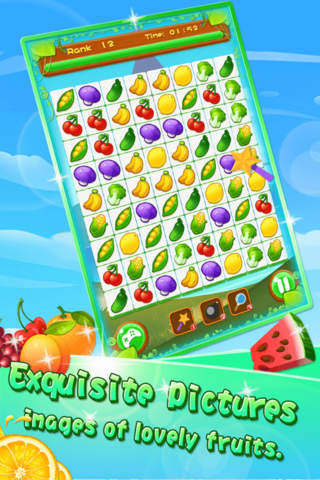 Fruits Link – Classical Casual and Puzzle Entertainment Game, Elimination and Match game screenshot 2