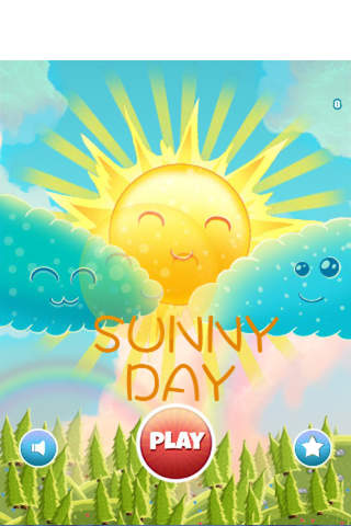 Sunny Day - help the sun get home,clear all the dark cloud! screenshot 2