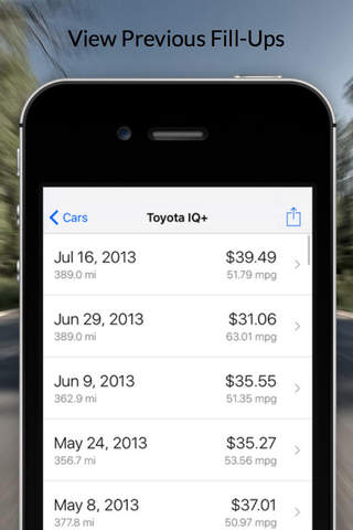 Fuel Manager- Track Gas Mileage and Expenses screenshot 3