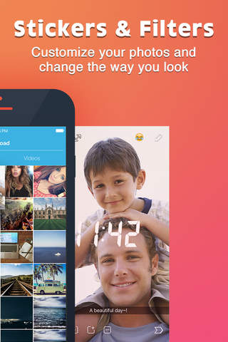 Upload Snap - Send Pics& Video from Camera Roll to Snapchat screenshot 2