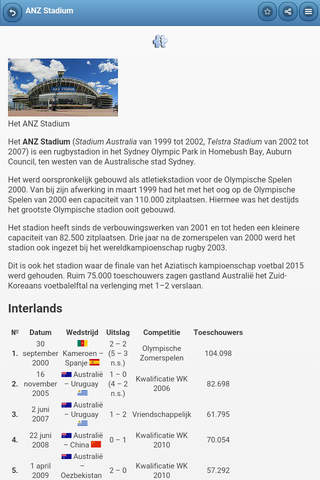 Directory of stadiums screenshot 3