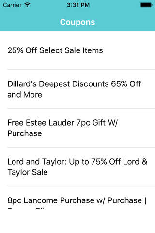 Coupons for Dillards App screenshot 2