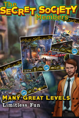 The Secret Society Member - Hidden Object screenshot 2