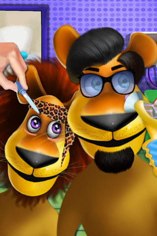 Mr Lion's Eyes Doctor——Crazy Resort&Cute Pets Surgery screenshot 3