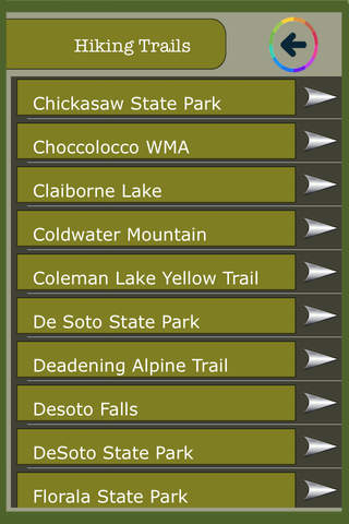 Alabama State Campground And National Parks Guide screenshot 2