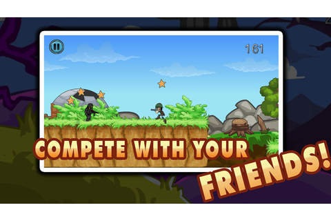 Action Jungle Soldier Battle Pro - Best Multiplayer Running Game for Teens Kids and Adults screenshot 4