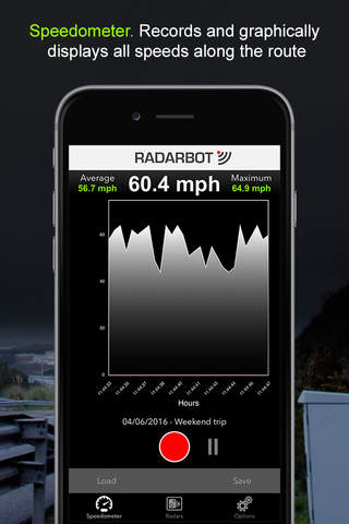 Radarbot Pro Speedcam Detector screenshot 2