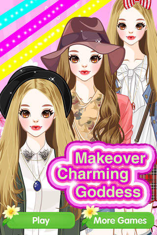 Makeover Charming Goddess - Fashion Sweet Princess Doll Girl Games Free screenshot 3